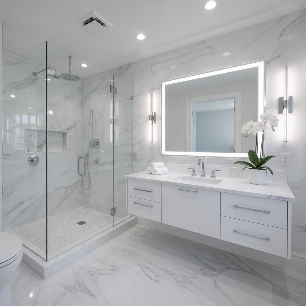 Master Bathroom — Luxury Residence — after