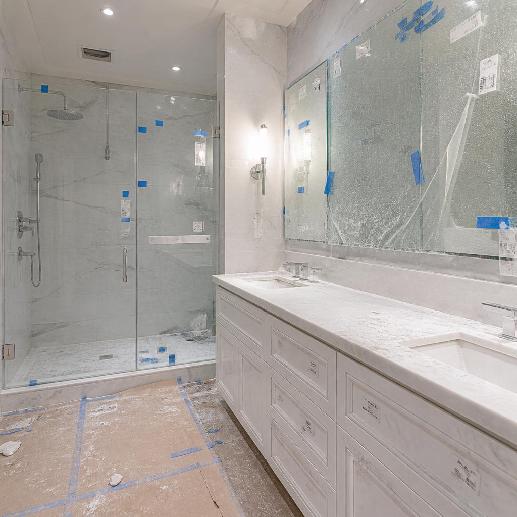 Master Bathroom — Luxury Residence — before